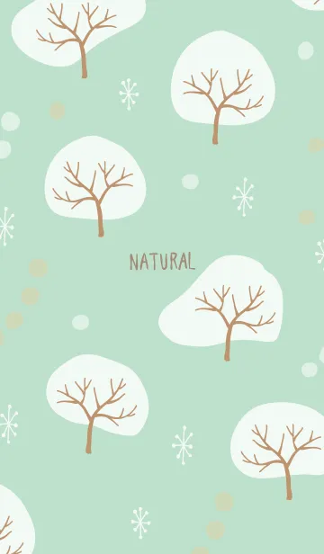 [LINE着せ替え] 木々 グリーンの画像1