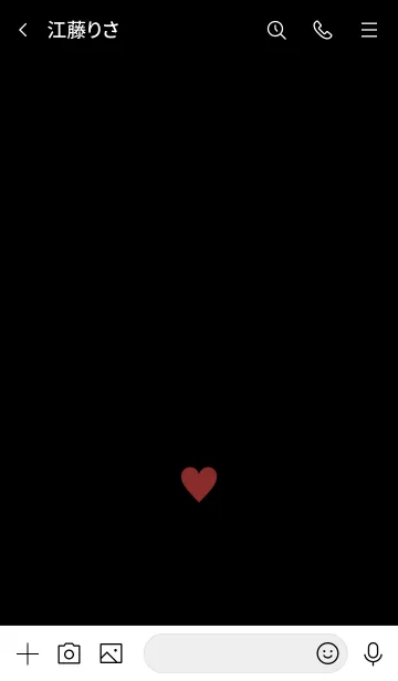 [LINE着せ替え] シンプル ミニ ハート NO.3 19の画像3