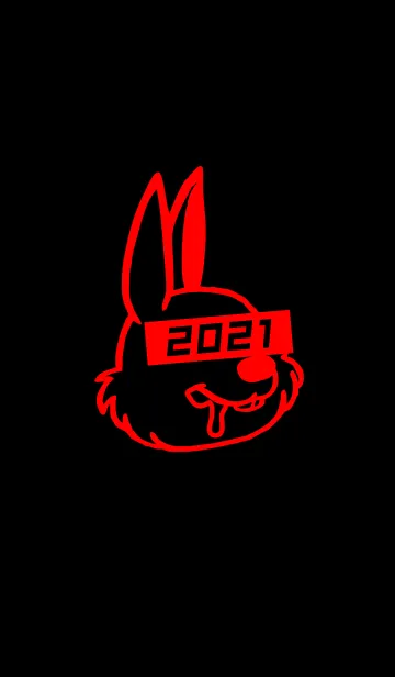 [LINE着せ替え] 2021 ラビット 23の画像1