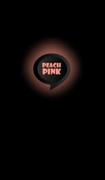 [LINE着せ替え] Peach Pink Button In Black V.4 (JP)の画像1