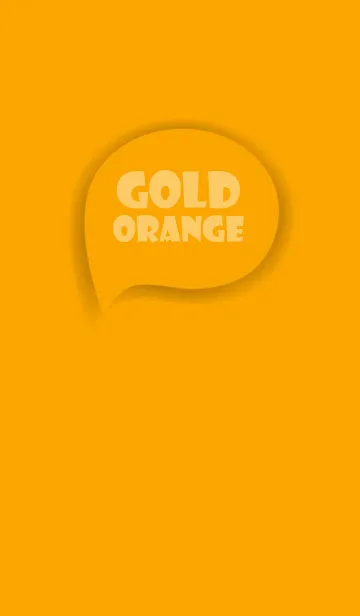 [LINE着せ替え] Love Gold Orange Button Theme Vr.3 (JP)の画像1