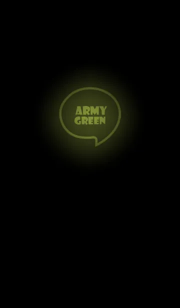 [LINE着せ替え] Army Green Neon Theme Vr.6 (JP)の画像1