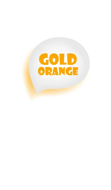 [LINE着せ替え] Gold Orange & White Theme Vr.2 (JP)の画像1