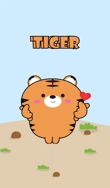 [LINE着せ替え] Emotions Cute Tiger Theme (JP)の画像1