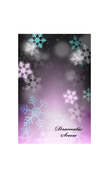 [LINE着せ替え] Dramatic Snow 01の画像1