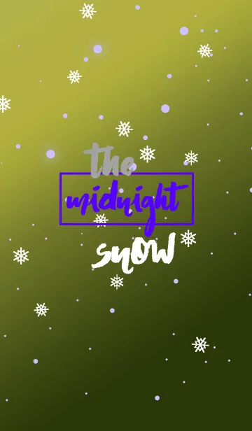 [LINE着せ替え] ザ ミッドナイト スノー 32の画像1