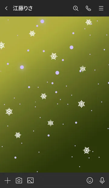 [LINE着せ替え] ザ ミッドナイト スノー 32の画像3