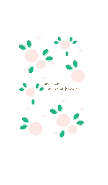 [LINE着せ替え] My chat my mini flowers 39の画像1