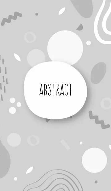 [LINE着せ替え] Abstract Grayscale 2の画像1