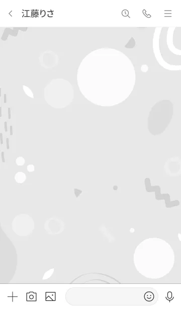 [LINE着せ替え] Abstract Grayscale 2の画像3