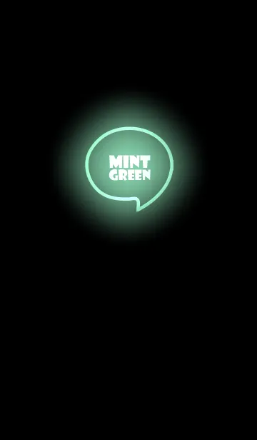 [LINE着せ替え] Mint Green Neon Theme Vr.6 (JP)の画像1
