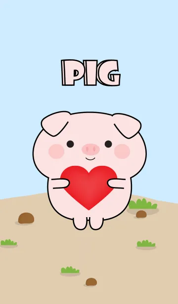 [LINE着せ替え] Emotions Cute Pig Pig Theme (JP)の画像1