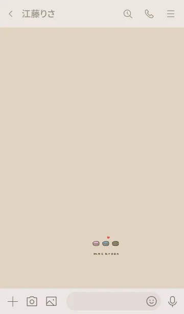 [LINE着せ替え] コロンとマカロン♡の画像3