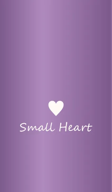 [LINE着せ替え] Small Heart *GlossyPurple 5*の画像1