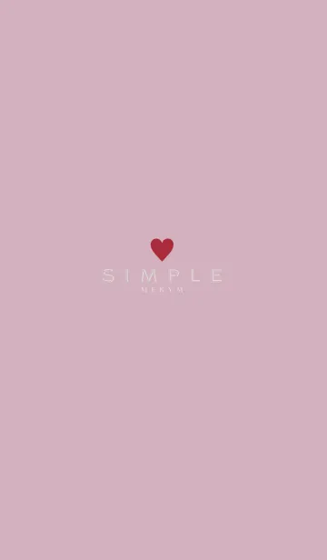 [LINE着せ替え] DUSKY PINK SIMPLE 25の画像1