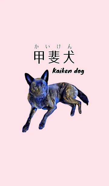 [LINE着せ替え] 甲斐犬（かいけん）- スイートピンクの画像1