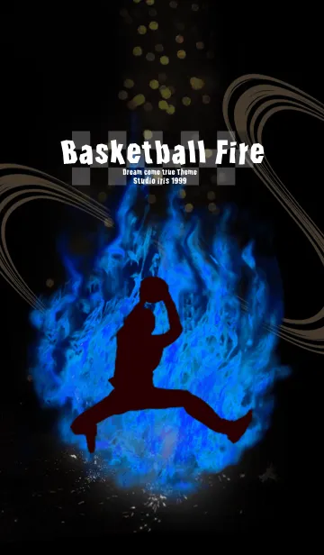 [LINE着せ替え] バスケットボール魂 Basketball Fireの画像1