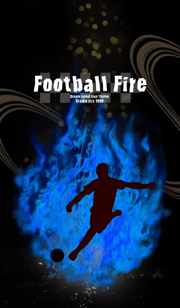 [LINE着せ替え] サッカー魂 Football soul Fireの画像1