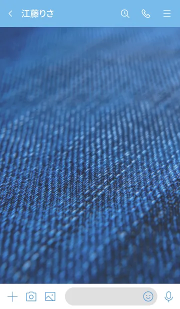 [LINE着せ替え] BLUEDENIM'5の画像3