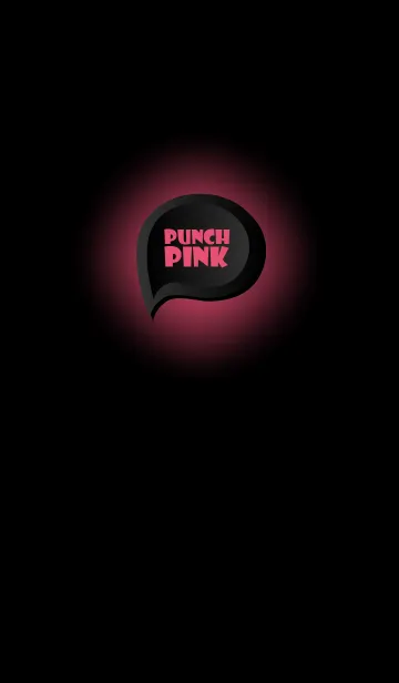 [LINE着せ替え] Punch Pink Button In Black V.4 (JP)の画像1