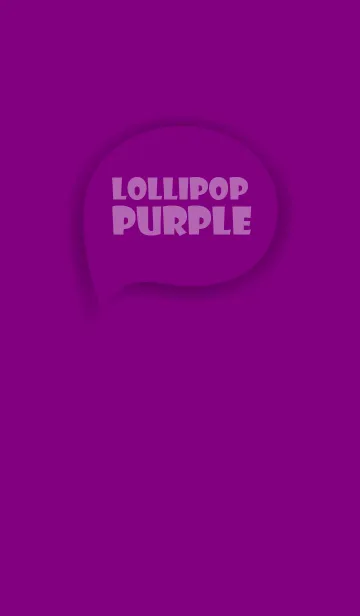 [LINE着せ替え] Love Lollipop Purple Button Vr.3 (JP)の画像1