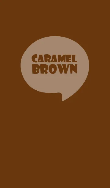 [LINE着せ替え] Caramel Brown Theme Vr.6 (JP)の画像1