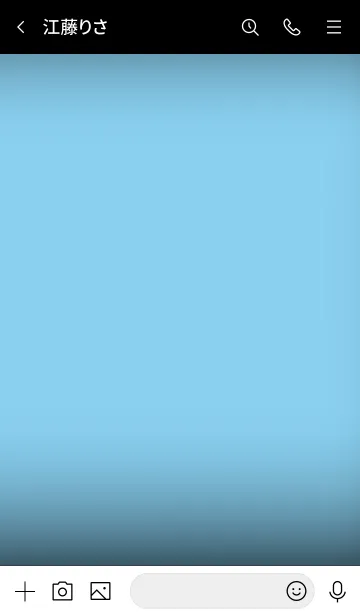 [LINE着せ替え] Baby Blue Neon Theme Vr.6 (JP)の画像3