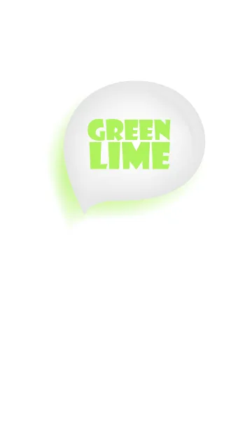 [LINE着せ替え] Lime Green & White Theme Vr.2 (JP)の画像1