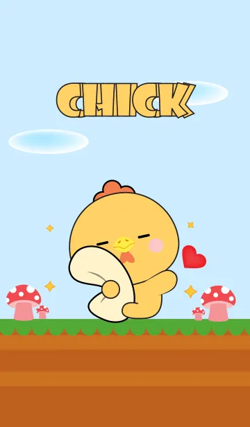 [LINE着せ替え] Love U Cute Chicken (JP)の画像1