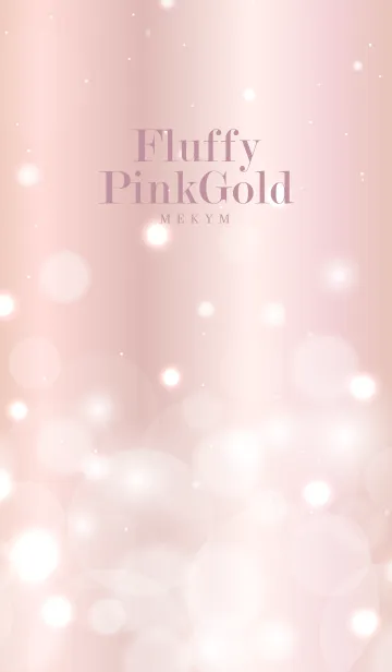 [LINE着せ替え] -Fluffy Pink Gold- MEKYM 28の画像1