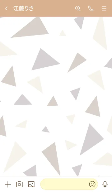 [LINE着せ替え] シンプル大人 三角17の画像3