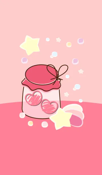 [LINE着せ替え] mini heart in the little jar 28の画像1
