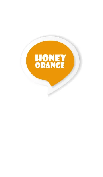 [LINE着せ替え] Honey Orange Button In White V.3 (JP)の画像1