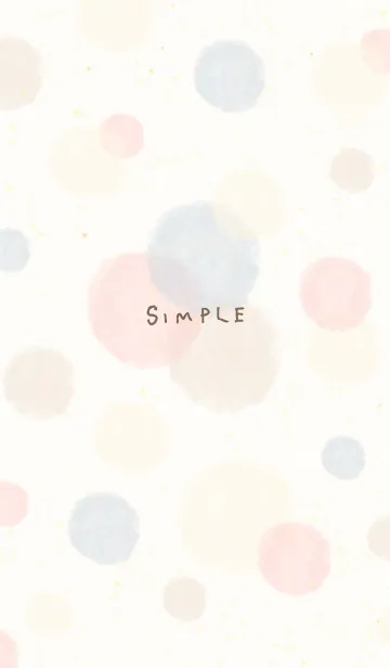 [LINE着せ替え] シンプル 水彩の画像1