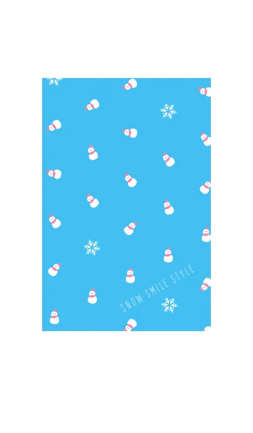 [LINE着せ替え] snow smile style 01の画像1