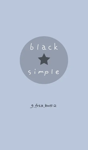 [LINE着せ替え] シンプル9 FR13 ホワイトAsh ブラック5-2の画像1