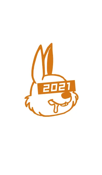 [LINE着せ替え] 2021 ラビット 26の画像1