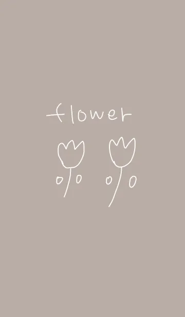 [LINE着せ替え] coco simple flowerの画像1