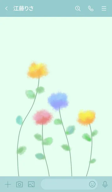 [LINE着せ替え] 貼り絵っぽい着せかえの画像3