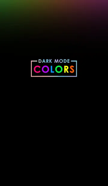 [LINE着せ替え] Dark Mode Colorsの画像1