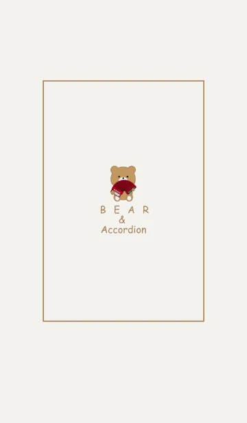 [LINE着せ替え] SIMPLE BEAR & Accordion.の画像1