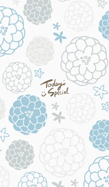 [LINE着せ替え] 手書き お花 ほんわか10の画像1