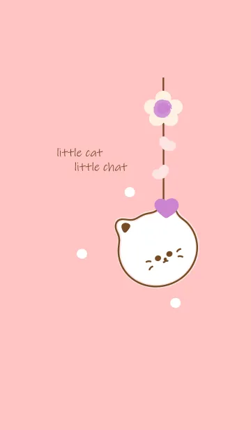 [LINE着せ替え] little cat with little heart 52の画像1