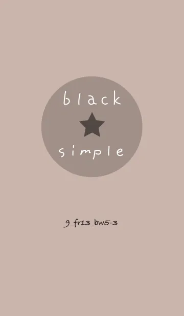 シンプル9 FR13 ベージュ2 ブラック5-3の着せ替えメイン画像