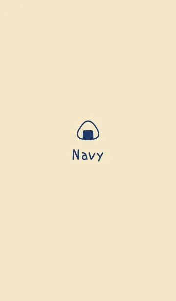 [LINE着せ替え] Rice ball -Navy-の画像1