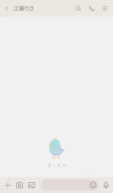 [LINE着せ替え] 鳥が一羽の画像3