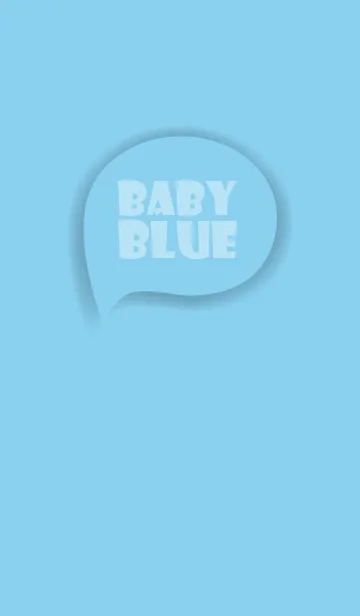 [LINE着せ替え] Love Baby Blue Button Theme Vr.3 (JP)の画像1