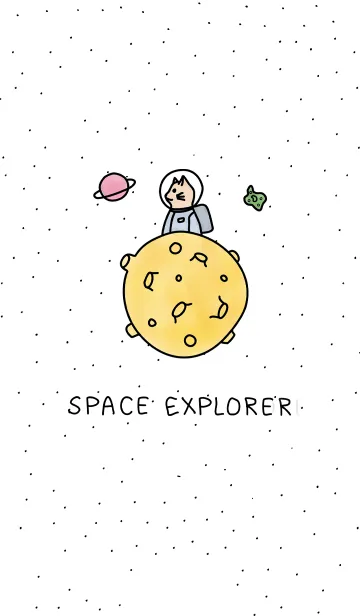 [LINE着せ替え] Space Explorerの画像1