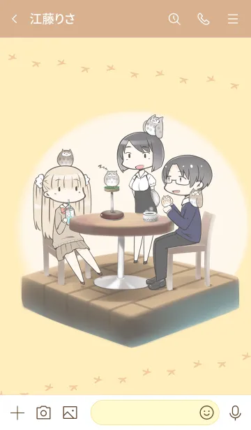 [LINE着せ替え] さつまと飼い主の画像3