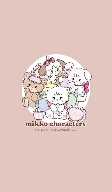 [LINE着せ替え] mikko charactersの画像1